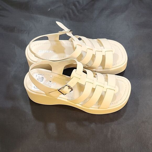 BRAND NEW SODA KARBIE-S WEDGE OPEN TOE MULTI-STRAP PLATFORM SANDALS G1 - Picture 12 of 16